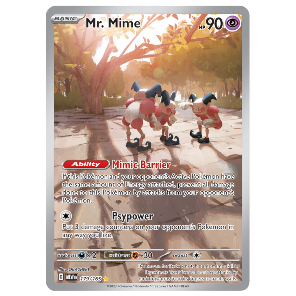 Mr. Mime 179/165 - Illustration Rare